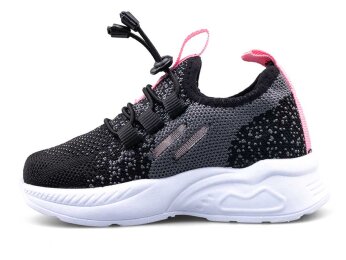 Waves 128 Bebe Triko - Siyah/Pembe - Waves