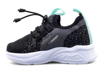 Waves 128 Bebe Triko - Siyah/Su Yeşili - Waves 