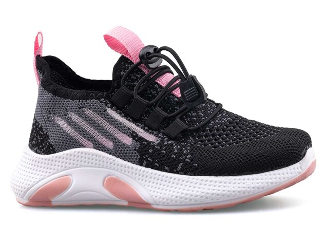 Waves 128 Filet Triko - Siyah/Pembe - 1