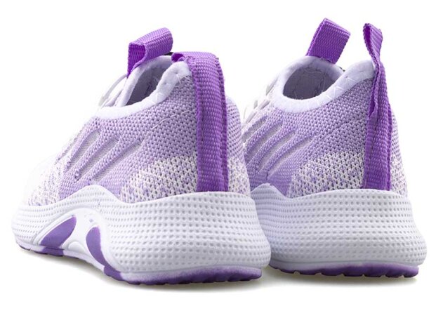 Waves 128 Patik Triko - Beyaz/Lila - 3