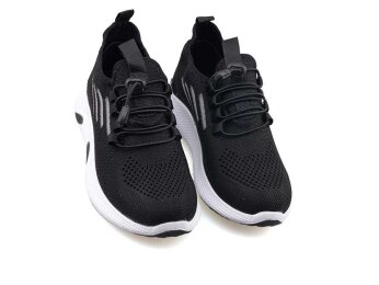 Waves 128 Patik Triko - Siyah/Beyaz - Waves 