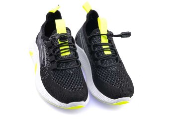 Waves 128 Patik Triko - Siyah/Sarı - Waves 