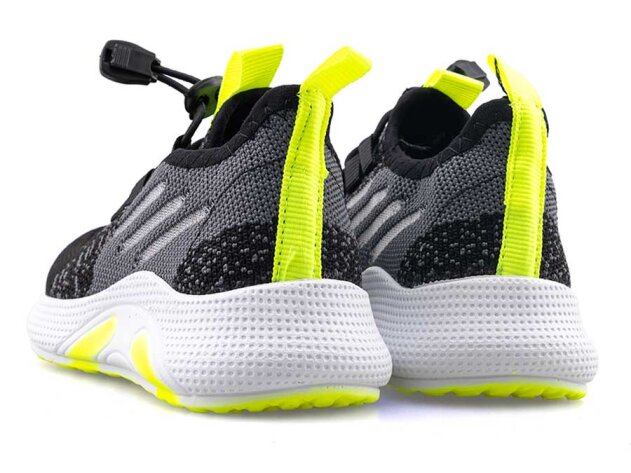 Waves 128 Patik Triko - Siyah/Sarı - 3