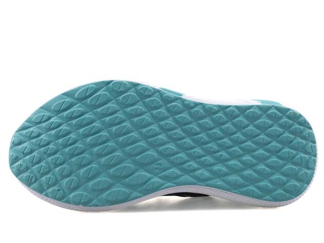 Waves 128 Patik Triko - Siyah/Su Yeşili - 4