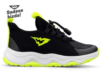 Waves 130 Patik Cilt Su İtici - Siyah/F. Sarı - 2