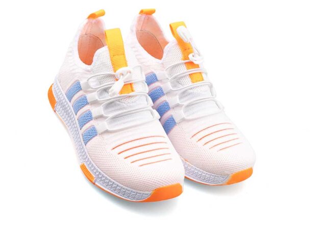 Waves 140 Patik Triko - Beyaz/Mavi - 6