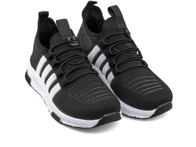 Waves 140 Patik Triko - Siyah/Beyaz - 2