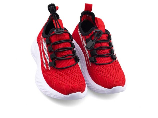 Waves 145 Patik Triko - Kırmızı/Siyah - 2