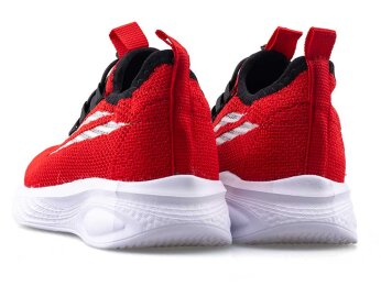 Waves 145 Patik Triko - Kırmızı/Siyah - 7