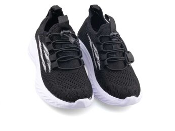 Waves 145 Patik Triko - Siyah/Beyaz - 2