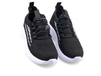 Waves 145 Patik Triko - Siyah/Beyaz - 6