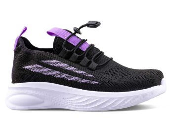 Waves 145 Patik Triko - Siyah/Lila - Waves