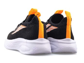 Waves 145 Patik Triko - Siyah/Oranj - 3