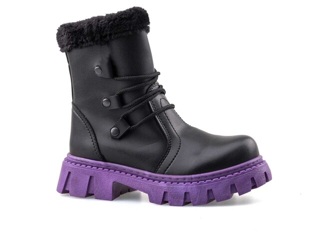 Waves 200 Filet Bot - Siyah/Cilt/Mor/Siyah/Kürklü - 1