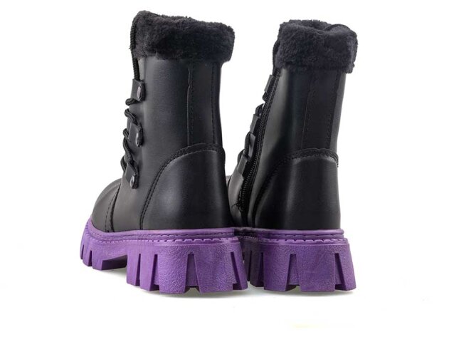 Waves 200 Filet Bot - Siyah/Cilt/Mor/Siyah/Kürklü - 3