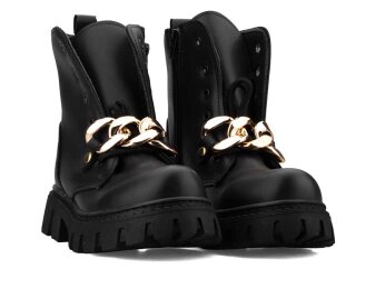 Waves 210 Filet Bot - Siyah/Cilt/Altın/Zincirli - 6