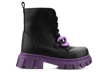 Waves 210 Filet Bot - Siyah/Cilt/Lila/Zincirli - 5