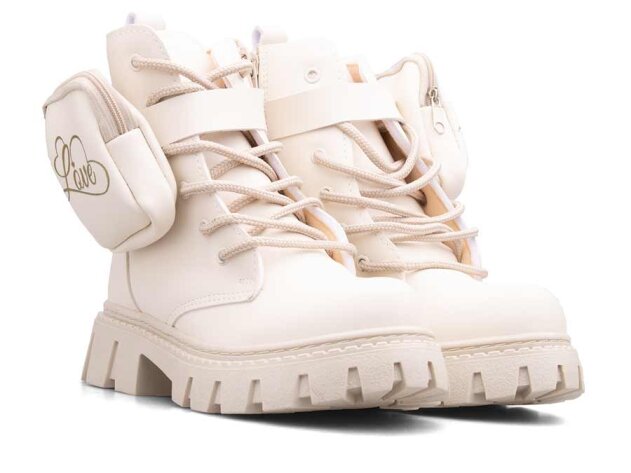 Waves 220 Patik Bot Çantalı - Krem/Cilt/Çantalı - 6