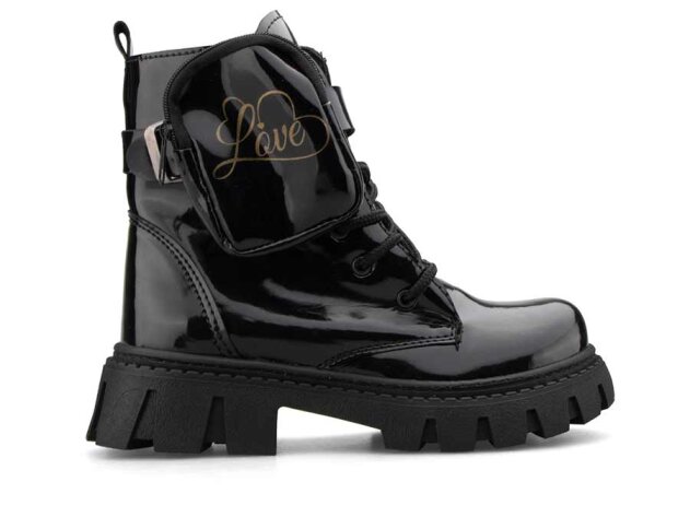 Waves 220 Patik Bot Çantalı - Siyah/Rugan/Çantalı - 5