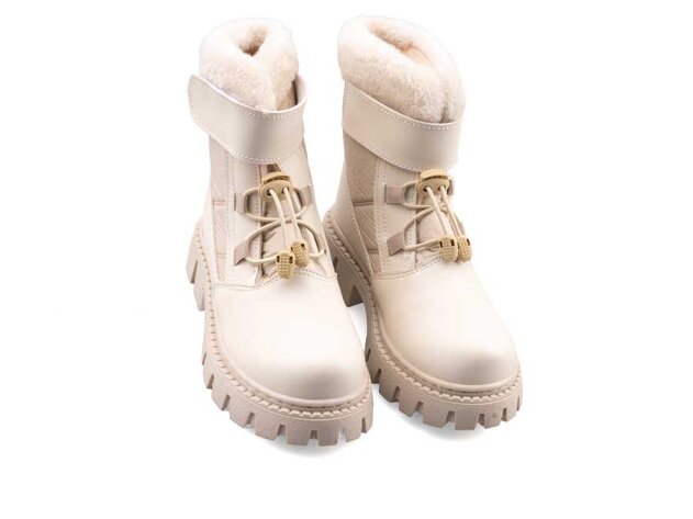 Waves 310 Filet Bot Kürklü - Bej - 6