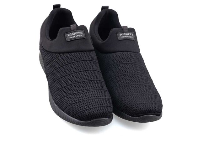 Wickers 2118 Merdane Triko - Siyah/Füme - 2