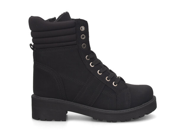 Wickers 2157 Zenne Bot Fermuarlı - Siyah/Nubuk - 5