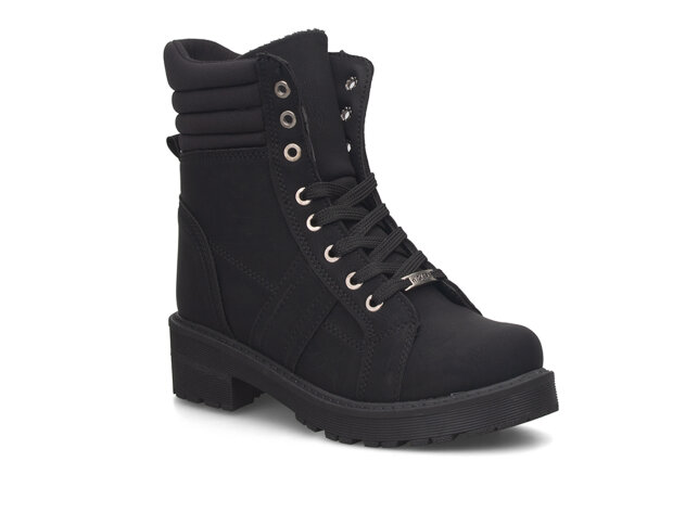 Wickers 2157 Zenne Bot Fermuarlı - Siyah/Nubuk - 6