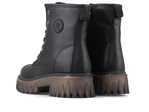 Wickers 2615 Zenne Bot Fermuarlı - SİYAH/CİLT - 7