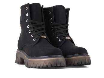 Wickers 2615 Zenne Bot Fermuarlı - Siyah/Nubuk - 6