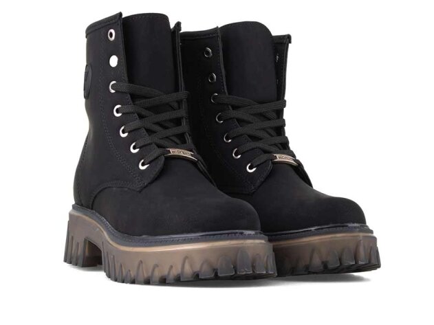 Wickers 2615 Zenne Bot Fermuarlı - Siyah/Nubuk - 6