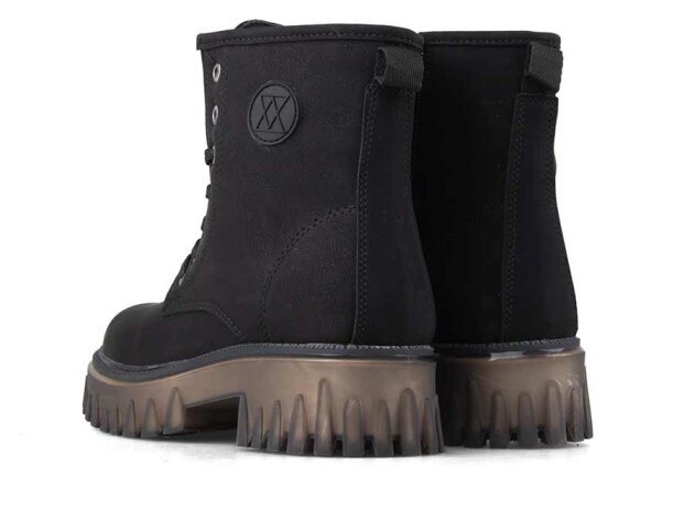 Wickers 2615 Zenne Bot Fermuarlı - Siyah/Nubuk - 7