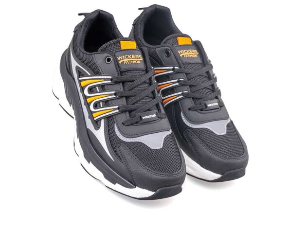 Wickers 2687 Merdane Anrk - Siyah/Beyaz/Turuncu - 2