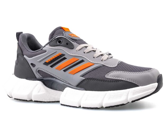 Wickers 2757 Merdane Triko - Füme/Buz/Turuncu - 1