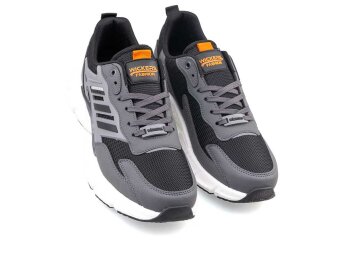 Wickers 2757 Merdane Triko - Füme/Siyah/Turuncu - 2