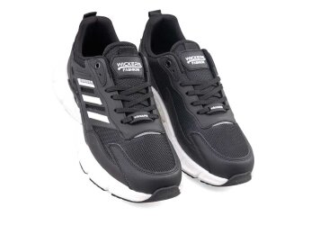 Wickers 2757 Merdane Triko - Siyah/Beyaz - Wickers