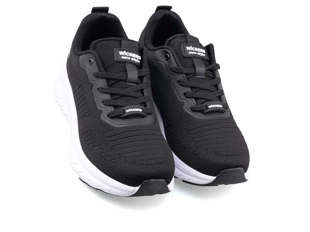 Wickers 2821 Zenne Triko - Siyah/Beyaz - 2