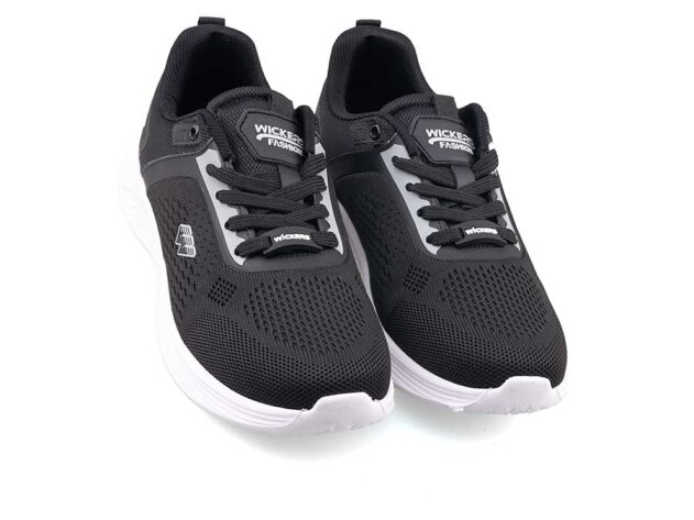 Wickers 2865 Zenne Triko - Siyah/Beyaz - 2