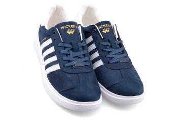 Wickers 2883 Merdane Cilt - Lacivert/Beyaz/Süet - Wickers