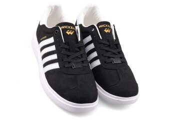 Wickers 2883 Merdane Cilt - Siyah/Beyaz/Süet - 2