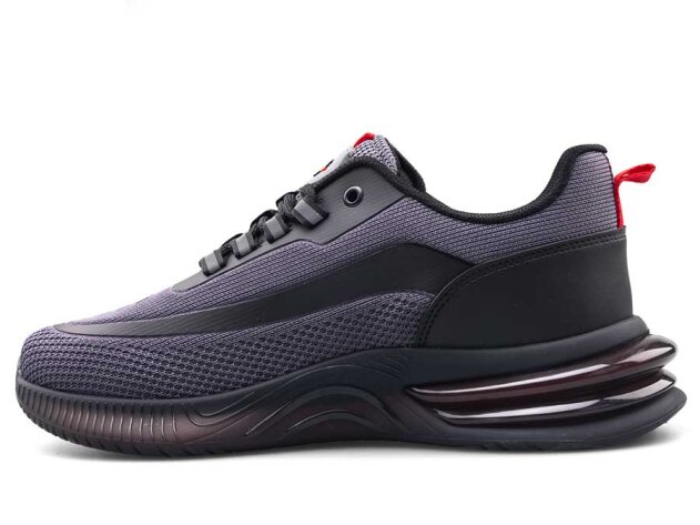 Wickers 3029 Merdane Triko - Füme/Kırmızı - 2