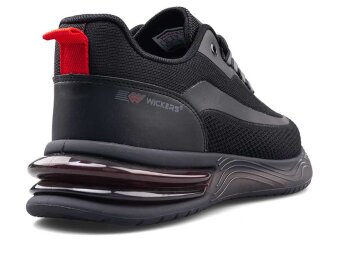 Wickers 3029 Merdane Triko - Siyah/Kırmızı - 3