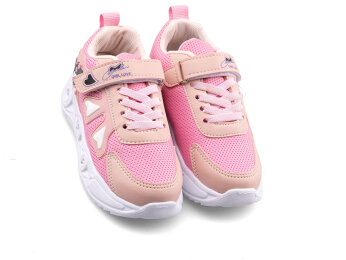 Willas 0025 Patik Cilt Işıklı - Pembe/Pudra - Willas