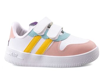 Zerdalife A B Patik Cilt - Beyaz/Pudra/Sarı - 1